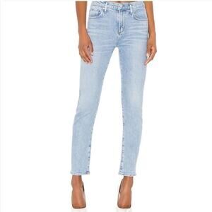 AGOLDE Toni Jeans Light Wash Slim Straight Denim Size 25